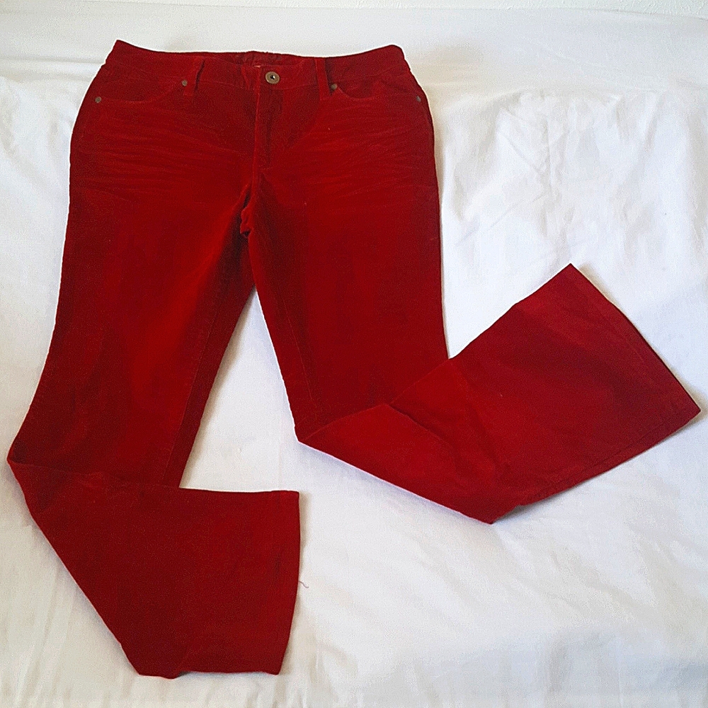 Arizona Jean Company Red Corduroy Jeans